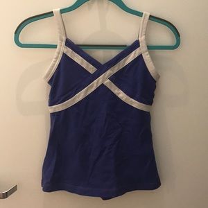 blue lululemon tank